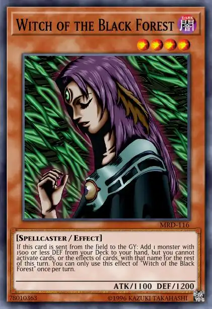 Edison Rulings for Witch of the Black Forest